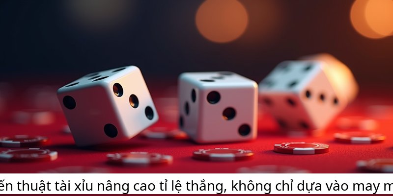 Chiến thuật tài xỉu nâng cao tỉ lệ thắng, không chỉ dựa vào may mắn.