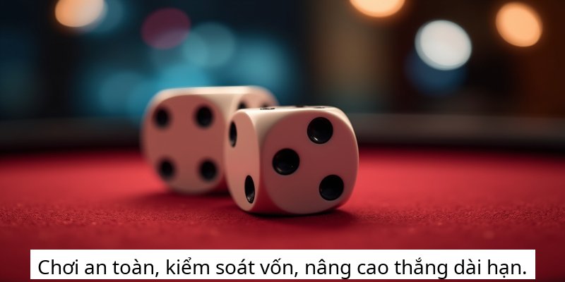 Chơi an toàn, kiểm soát vốn, nâng cao thắng dài hạn.