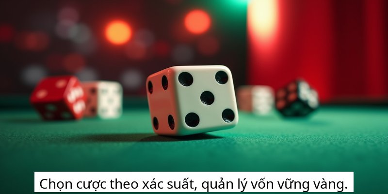 Chọn cược theo xác suất, quản lý vốn vững vàng.