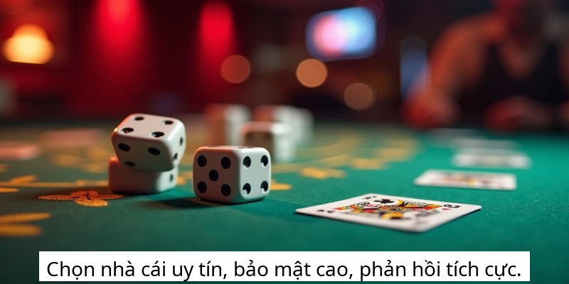 Chọn nhà cái uy tín, bảo mật cao, phản hồi tích cực.