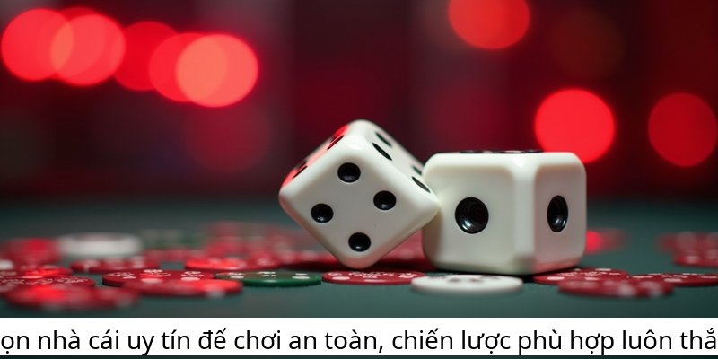 Chọn nhà cái uy tín để chơi an toàn, chiến lược phù hợp luôn thắng