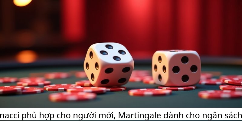 Fibonacci phù hợp cho người mới, Martingale dành cho ngân sách lớn.