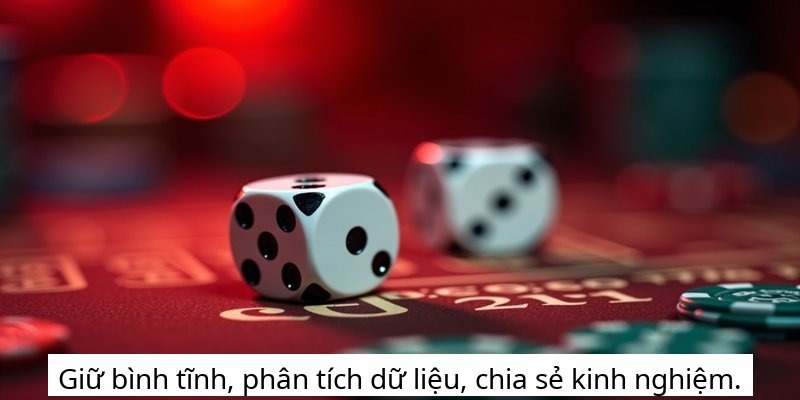 Giữ bình tĩnh, phân tích dữ liệu, chia sẻ kinh nghiệm.