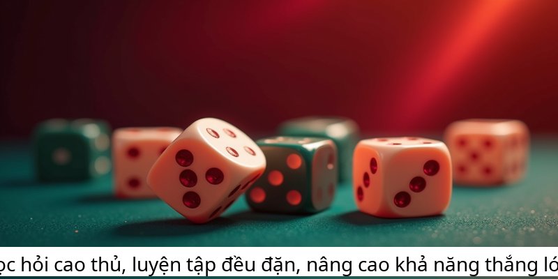 Học hỏi cao thủ, luyện tập đều đặn, nâng cao khả năng thắng lớn.