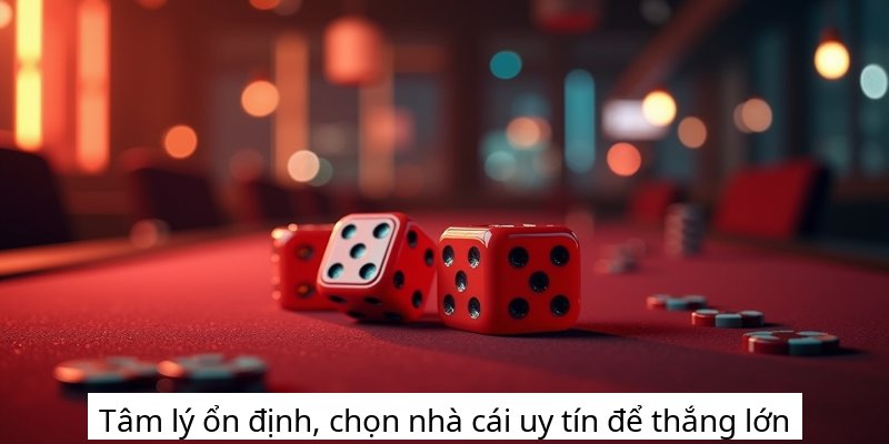 Tâm lý ổn định, chọn nhà cái uy tín để thắng lớn